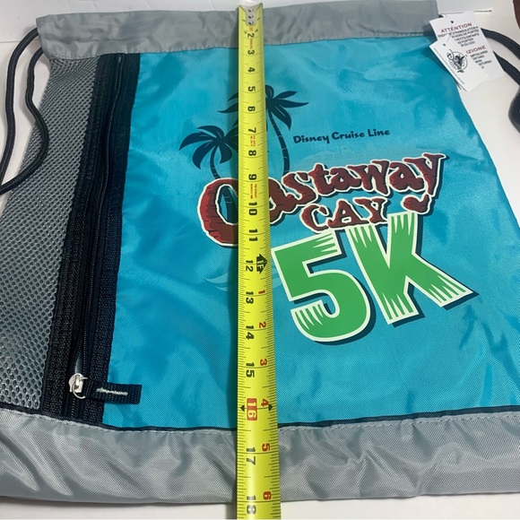 NWT. Disney Cruise Line (DCL) - Castaway Cay 5K - Drawstring Bag. - Picture 12 of 12